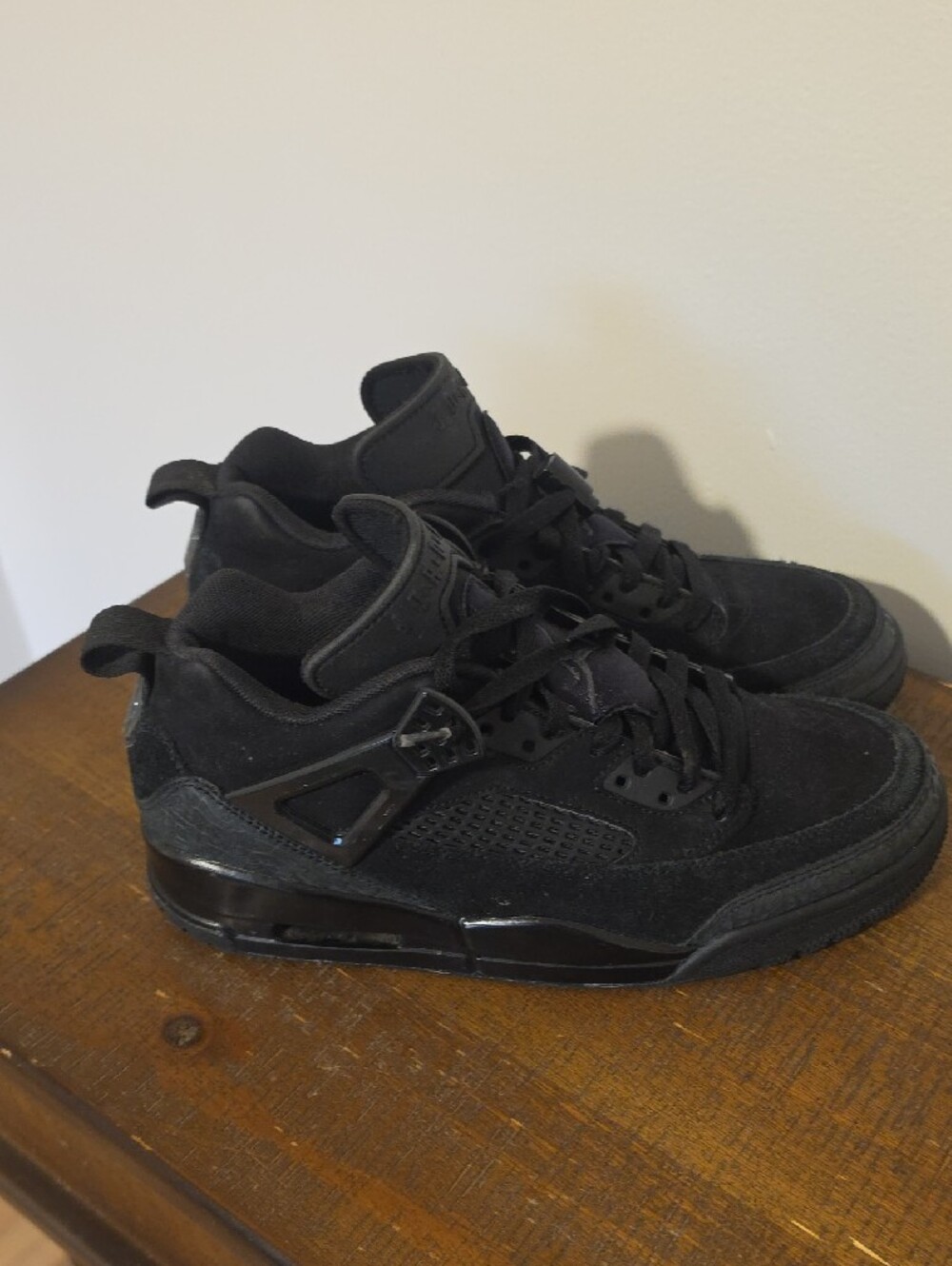 Jordan 4 Retro Men’s Black Low-Top Sneaker...Black Cat - Picture 2 of 7